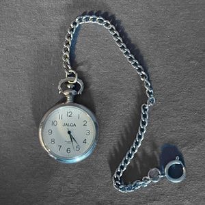 Silvertone Pocket Watch